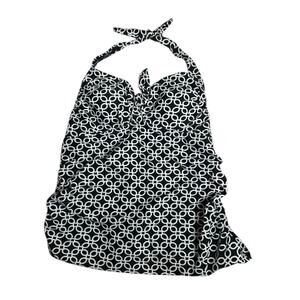 Collections by Catalina Black & White Patterned Tankini Top Women's 1X 16W NEW